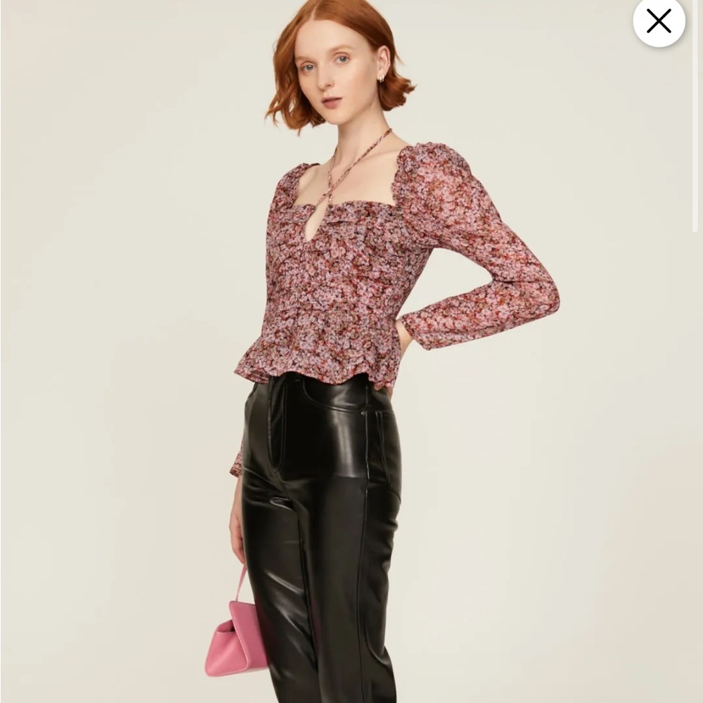 ASTR The Label Floral Toni Top Small